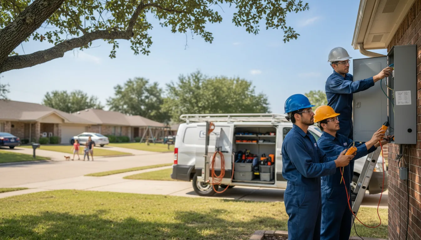 Certified electrician providing emergency electrical services in Vida, OR